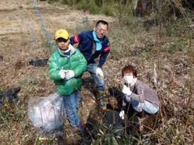 かずさの森　植林ボランティア活動 2012/03/03